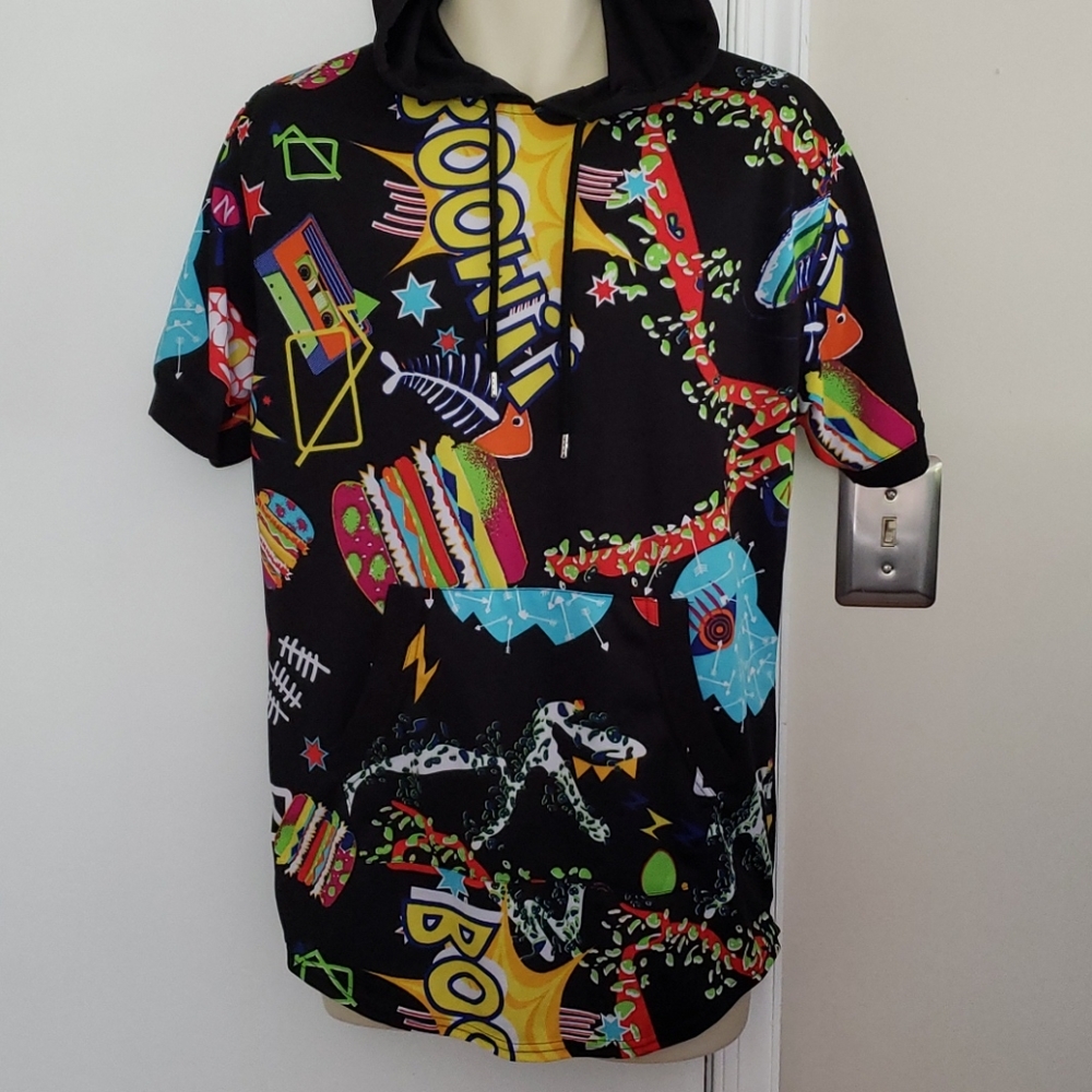 Royal Blue Graphic Shirt Size S